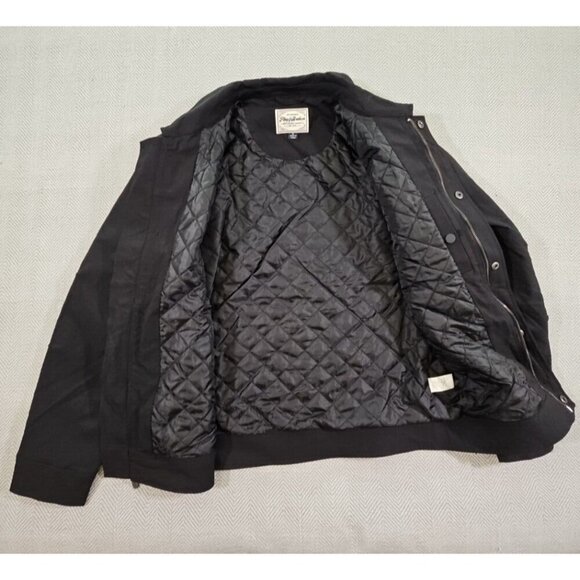 Flag & Anthem Coat Men's Small Black Full Zip Insulated Old Money NWOT 4 Pockets - Picture 14 of 14